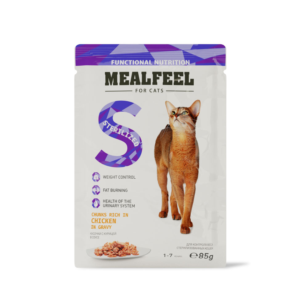 MEALFEEL Влажный корм для стерилизованных кошек