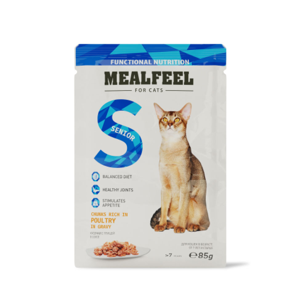MEALFEEL Влажный корм для кошек старше 7 лет