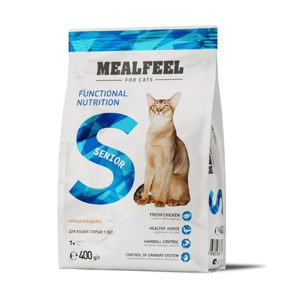 MEALFEEL сухой корм для кошек старше 7 лет