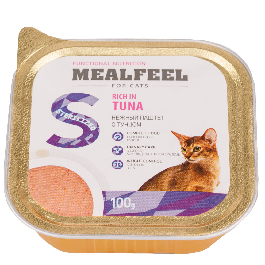 MEALFEEL консервы для стерилизованных кошек